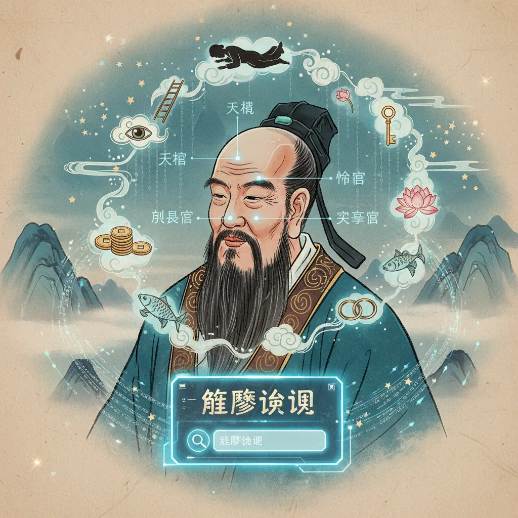 解夢查詢 - 面相學