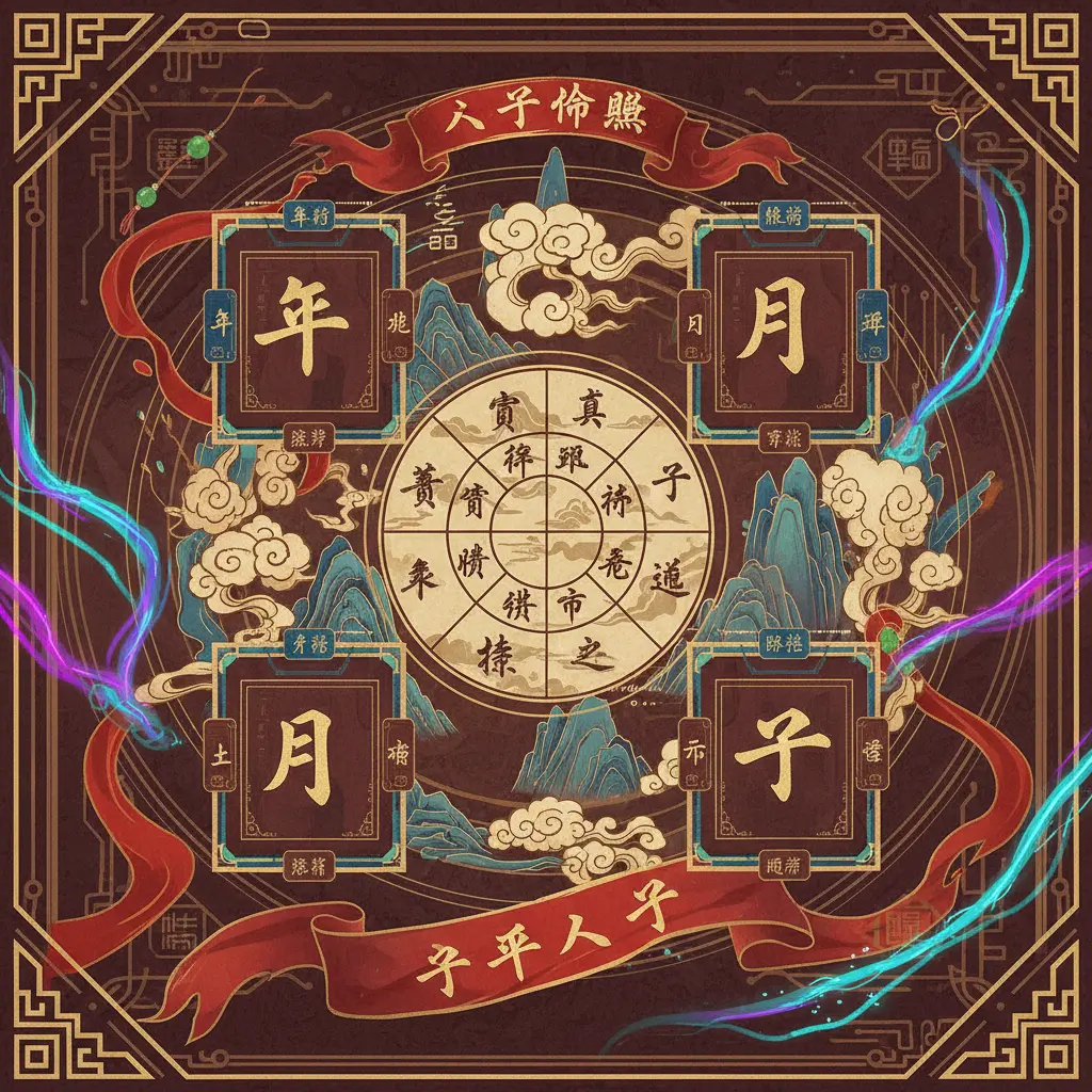 子平八字 - 八字命盤