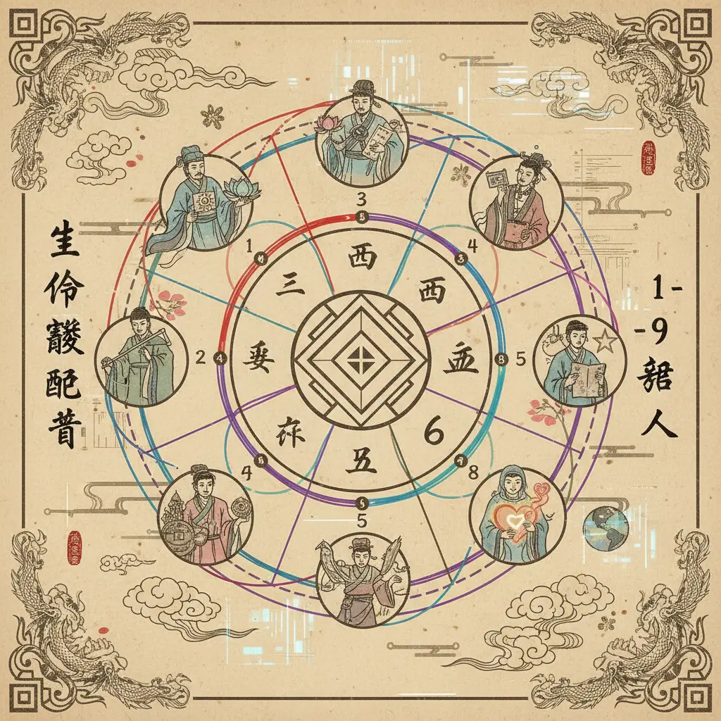 生命靈數配對 - 1-9號人