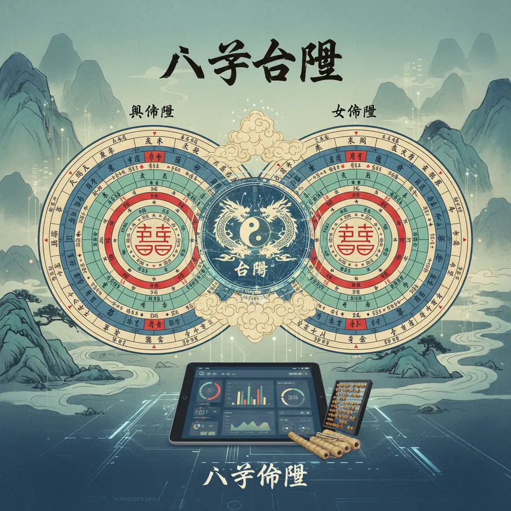 八字命盤 - 八字合盤